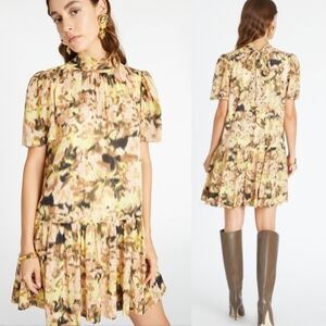 TANYA TAYLOR Rosie Citrine Dress